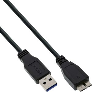 InLine USB 3.0 Cable - 5m, Type A to Micro B, Black InLine USB 3.0 Cable - 5m, Type A to Micro B, Black