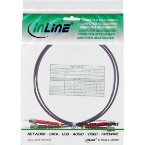 InLine Fiber Optic Cable Violet - 5m OM4 Duplex InLine Fiber Optic Cable Violet - 5m OM4 Duplex