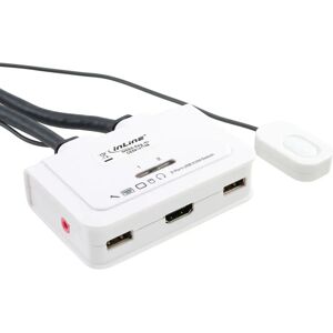 InLine 62612I Commutateur KVM - HDMI, USB, Audio - Noir InLine 62612I Commutateur KVM - HDMI, USB, Audio - Noir