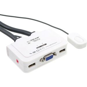 InLine 60613I - Commutateur KVM USB VGA double avec audio - Publicité InLine 60613I - Commutateur KVM USB VGA double avec audio - Publicité