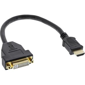 InLine 17670I HDMI-DVI kábeladapter - 0,2m InLine 17670I HDMI-DVI kábeladapter - 0,2m