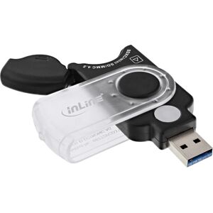 Lecteur de cartes InLine 66772I - MMC, SD, microSD - USB 3.2 Gen 1 Lecteur de cartes InLine 66772I - MMC, SD, microSD - USB 3.2 Gen 1