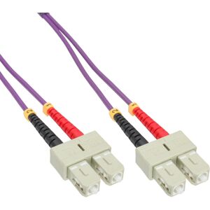 InLine 83555P Fiber Optic Cable - OM4, 50cm, Violet InLine 83555P Fiber Optic Cable - OM4, 50cm, Violet