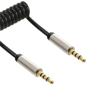 InLine 99271 Audio Kabel - 1m, Schwarz, Stereo, 4-polig InLine 99271 Audio Kabel - 1m, Schwarz, Stereo, 4-polig