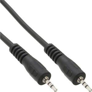 Câble audio InLine 99936F - 2,5mm, 2m, Noir - Publicité Câble audio InLine 99936F - 2,5mm, 2m, Noir - Publicité