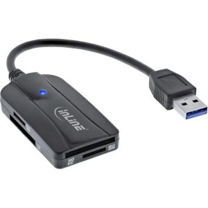 Lector de tarjetas Inline 66772A - USB 3.2 Gen 1 - Negro Lector de tarjetas Inline 66772A - USB 3.2 Gen 1 - Negro