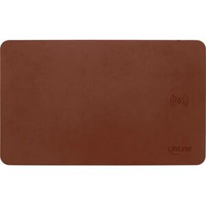 InLine 55496 Tapis de souris avec chargement sans fil - Cuir - Marron InLine 55496 Tapis de souris avec chargement sans fil - Cuir - Marron