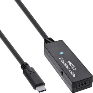 Inline 35650C USB-kabel - USB 3.2 Gen 1 - 5m - Zwart Inline 35650C USB-kabel - USB 3.2 Gen 1 - 5m - Zwart