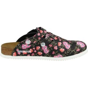 Sabot Birkenstock Kay SL Rose in Fiore Nero - Calzature Mediche Sabot Birkenstock Kay SL Rose in Fiore Nero - Calzature Mediche