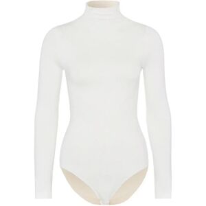 Dlouhý bavlněný body Falke - slonová kost - bezešvý elegantní design Dlouhý bavlněný body Falke - slonová kost - bezešvý elegantní design