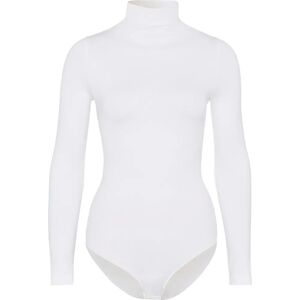 Falke Rich Cotton Long Sleeve Bodysuit - Wit - Bodysuit Falke Rich Cotton Long Sleeve Bodysuit - Wit - Bodysuit