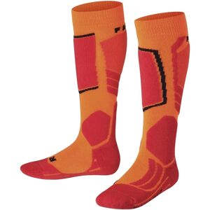 FALKE SK2 Orange Ski Socks - Unisex, Mid-Weight, Cushion FALKE SK2 Orange Ski Socks - Unisex, Mid-Weight, Cushion