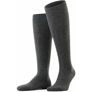 Falke Lhasa Rib Knee High Socks - Anthracite Mel Grey Falke Lhasa Rib Knee High Socks - Anthracite Mel Grey