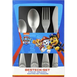 Zestaw sztućców dla dzieci Paw Patrol - 4 sztuki Zestaw sztućców dla dzieci Paw Patrol - 4 sztuki