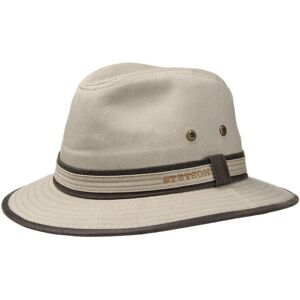 Stetson Beige Bomulls solhatt - UV-skydd, Lett Stetson Beige Bomulls solhatt - UV-skydd, Lett