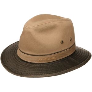 Stetson Mørk Beige Bomulls UV-beskyttelses Hatt XL (60-61 cm) - Hatt Stetson Mørk Beige Bomulls UV-beskyttelses Hatt XL (60-61 cm) - Hatt