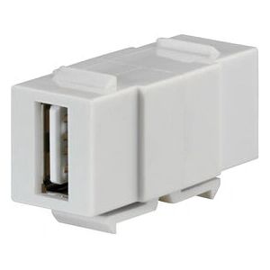 Modulo Keystone Rutenbeck 17010651 - USB-A, Bianco, Adattatore di montaggio Modulo Keystone Rutenbeck 17010651 - USB-A, Bianco, Adattatore di montaggio