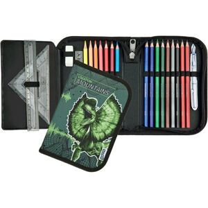 Scooli JUSP0445 Green Pencil Case - Pencil Case Scooli JUSP0445 Green Pencil Case - Pencil Case