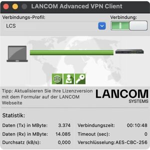 LANCOM CL10M Lizenz für 10 MAC VPN-Client LANCOM CL10M Lizenz für 10 MAC VPN-Client