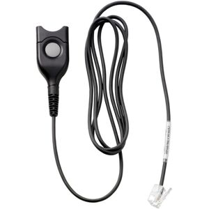 Câble de connexion casque Sennheiser CSTD 01-1 - 1m, Noir, RJ9 Câble de connexion casque Sennheiser CSTD 01-1 - 1m, Noir, RJ9
