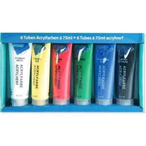Stylex 28653 Acrylic Paint Set - High Pigment Water-Based Multiple Surfaces Stylex 28653 Acrylic Paint Set - High Pigment Water-Based Multiple Surfaces