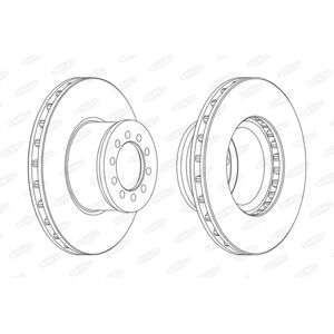 Disque de frein ventilé BERAL BCR186A pour Mercedes-Benz ATEGO - Publicité Disque de frein ventilé BERAL BCR186A pour Mercedes-Benz ATEGO - Publicité