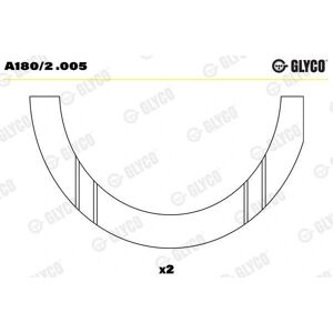GLYCO A180/2 .005 Arandela distanciadora - Arandela distanciadora para modelos Ford GLYCO A180/2 .005 Arandela distanciadora - Arandela distanciadora para modelos Ford