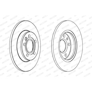 FERODO VW DDF1012C Jarrulevy - Täysi, 12mm, 280mm, Takana, VW Transporter IV FERODO VW DDF1012C Jarrulevy - Täysi, 12mm, 280mm, Takana, VW Transporter IV