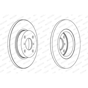 FERODO DDF1148C Täysi jarrulevy - Opel Agila A, Wagon R II, 12mm, 4 reikää FERODO DDF1148C Täysi jarrulevy - Opel Agila A, Wagon R II, 12mm, 4 reikää
