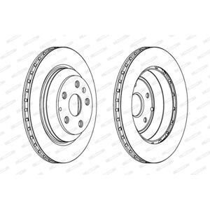 Ferodo jarrulevy Porsche Cayenne, Audi Q7, Volkswagen Touareg - Ilmastoitu 28mm Ferodo jarrulevy Porsche Cayenne, Audi Q7, Volkswagen Touareg - Ilmastoitu 28mm