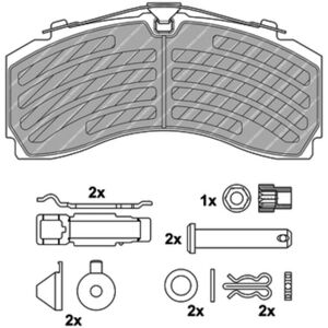 Juego de Pastillas de Freno Ferodo - Eco-Friction - Compatible con Mercedes-Benz Juego de Pastillas de Freno Ferodo - Eco-Friction - Compatible con Mercedes-Benz