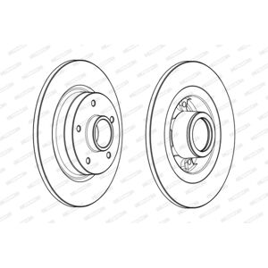 Renault DDF1731-1 jarrulevy - Täysi, 274mm, 11mm, sis. ABS Renault DDF1731-1 jarrulevy - Täysi, 274mm, 11mm, sis. ABS