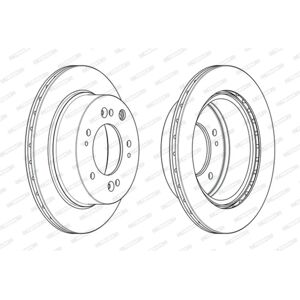 FERODO DDF2285C jarrulevy Kia Sorento - Ilmastoitu 20mm 139,7mm FERODO DDF2285C jarrulevy Kia Sorento - Ilmastoitu 20mm 139,7mm