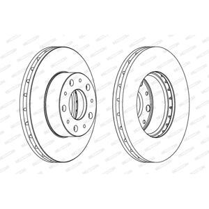 FERODO DDF1800C Ventilated Disc Brake - Disc Brake FERODO DDF1800C Ventilated Disc Brake - Disc Brake