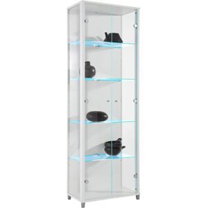 FIF MÖBEL Optima Weiße Glasvitrine - Schrank FIF MÖBEL Optima Weiße Glasvitrine - Schrank