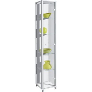 FIF MÖBEL Optima Silber Vitrine - Schrank FIF MÖBEL Optima Silber Vitrine - Schrank