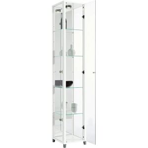 FIF MÖBEL Optima Weiße Vitrine mit LED-Beleuchtung FIF MÖBEL Optima Weiße Vitrine mit LED-Beleuchtung