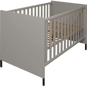 MÄUSBACHER Babybett - Olaf Serie, 70x140 cm, kreidegrau, verstellbare Schlupfsprossen MÄUSBACHER Babybett - Olaf Serie, 70x140 cm, kreidegrau, verstellbare Schlupfsprossen