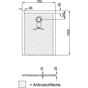 Hoesch Muna S Receveur de Douche Rectangulaire Blanc - Receveur de Douche - Publicité Hoesch Muna S Receveur de Douche Rectangulaire Blanc - Receveur de Douche - Publicité
