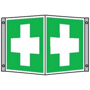 Safetymarking Segnale di Emergenza E003 Primo Soccorso Alluminio 200x200mm Safetymarking Segnale di Emergenza E003 Primo Soccorso Alluminio 200x200mm
