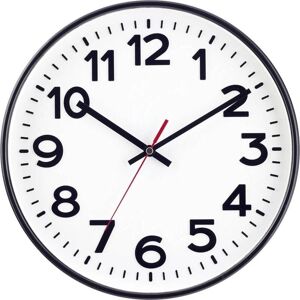 Horloge Murale EuroTime - 53820-05 Radio, 30 cm, Noir - Horloge Murale - Publicité Horloge Murale EuroTime - 53820-05 Radio, 30 cm, Noir - Horloge Murale - Publicité