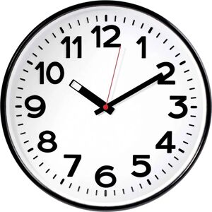 EuroTime 82320 Horloge Murale Quartz Noire - Horloge Murale - Publicité EuroTime 82320 Horloge Murale Quartz Noire - Horloge Murale - Publicité