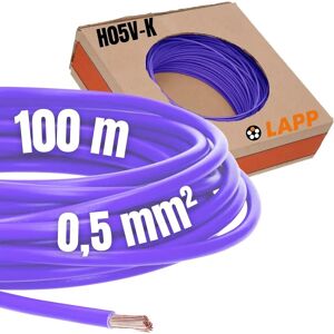 LappKabel 4510071 Violet Single Core Wiring Cable - 22AWG 100m LappKabel 4510071 Violet Single Core Wiring Cable - 22AWG 100m