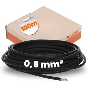 Lapp Kabel H05V-K 0,5mm² 100m Schwarz - Elektrokabel Lapp Kabel H05V-K 0,5mm² 100m Schwarz - Elektrokabel