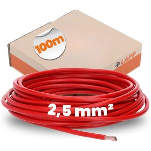 Lapp Kabel H07V-K 2,5mm² Rojo 100m - Cable eléctrico Lapp Kabel H07V-K 2,5mm² Rojo 100m - Cable eléctrico