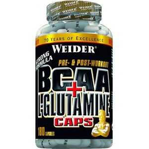 Weider BCAA L-Glutamine Capsules - Soutien musculaire - Publicité Weider BCAA L-Glutamine Capsules - Soutien musculaire - Publicité