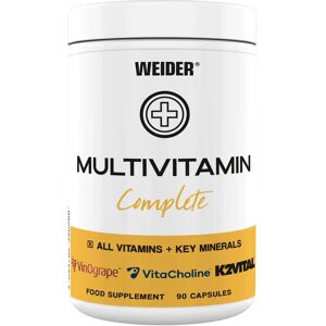Weider Multivitamin Complete - 90 capsules - Multivitamin for overall health Weider Multivitamin Complete - 90 capsules - Multivitamin for overall health