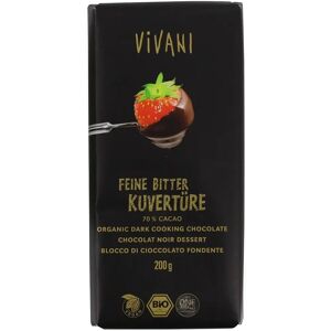 Chocolat noir 70% Vivani pour desserts bio - Chocolat - Publicité Chocolat noir 70% Vivani pour desserts bio - Chocolat - Publicité