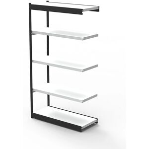 Système d'étagères modulaires Kaiserkraft - Étagères réglables en acier Système d'étagères modulaires Kaiserkraft - Étagères réglables en acier