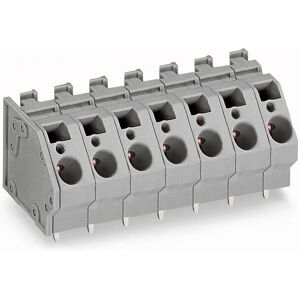 WAGO 745-355 Veerterminalblok - 5 Polen - Grijs WAGO 745-355 Veerterminalblok - 5 Polen - Grijs